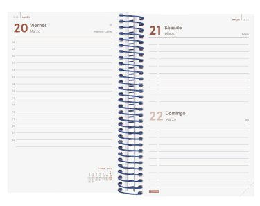 EAN 8422952409649 - Finocam 741091026 agenda Agenda diaria Azul imagen 4