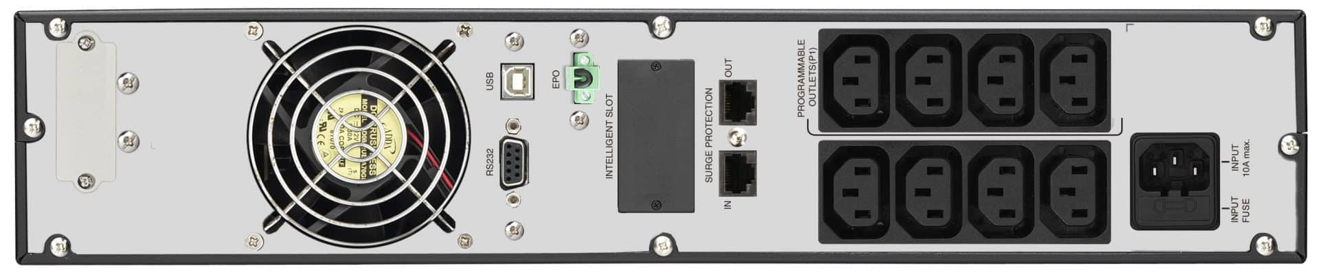 EAN 4711140486130 - FSP Eufo 2k sistema de alimentación ininterrumpida (UPS) Línea interactiva 2 kVA 1800 W 8 salidas AC imagen 2