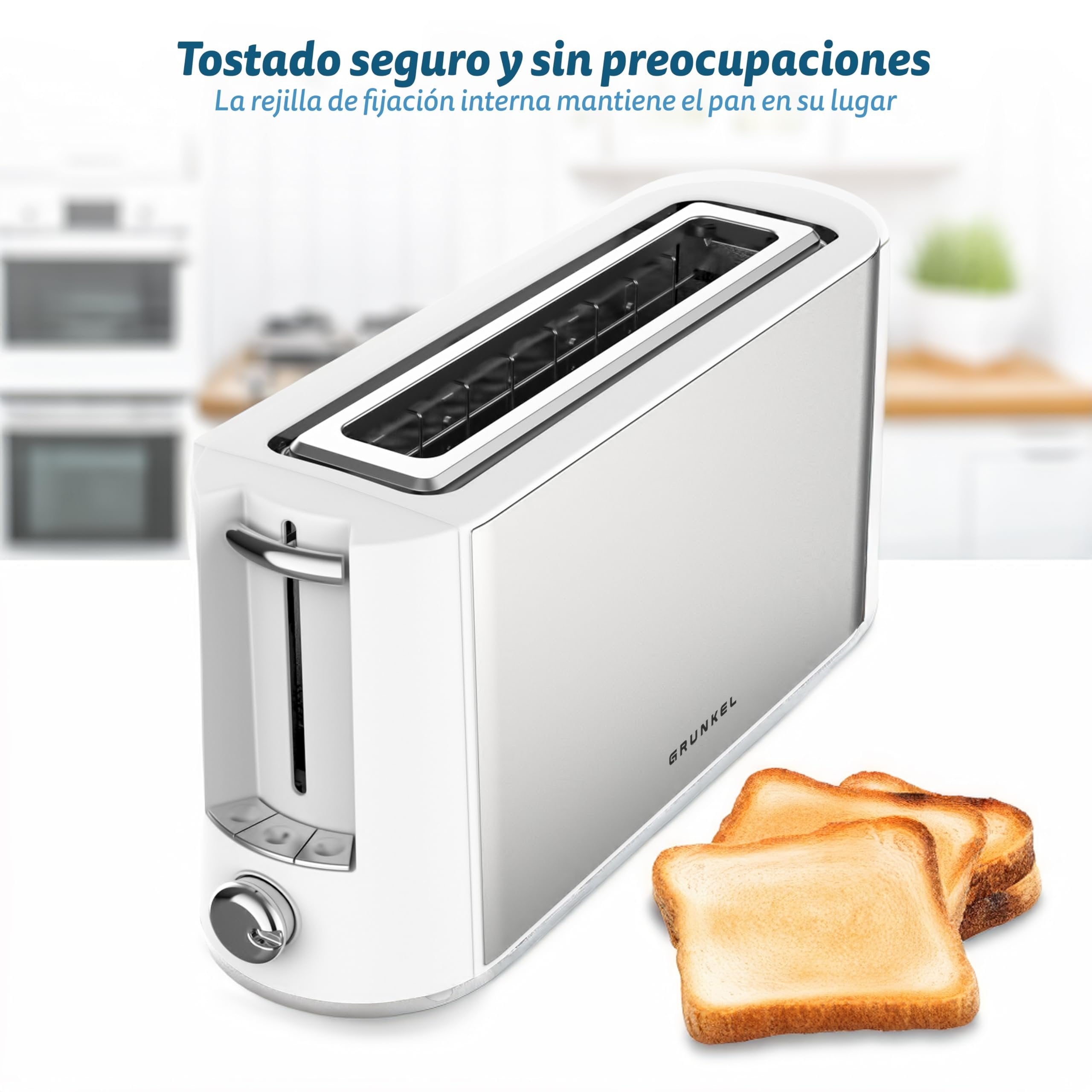 EAN 8426156017471 - Grunkel TS-MAXISTEEL tostadora 6 2 rebanada(s) 1000 W Acero inoxidable imagen 5