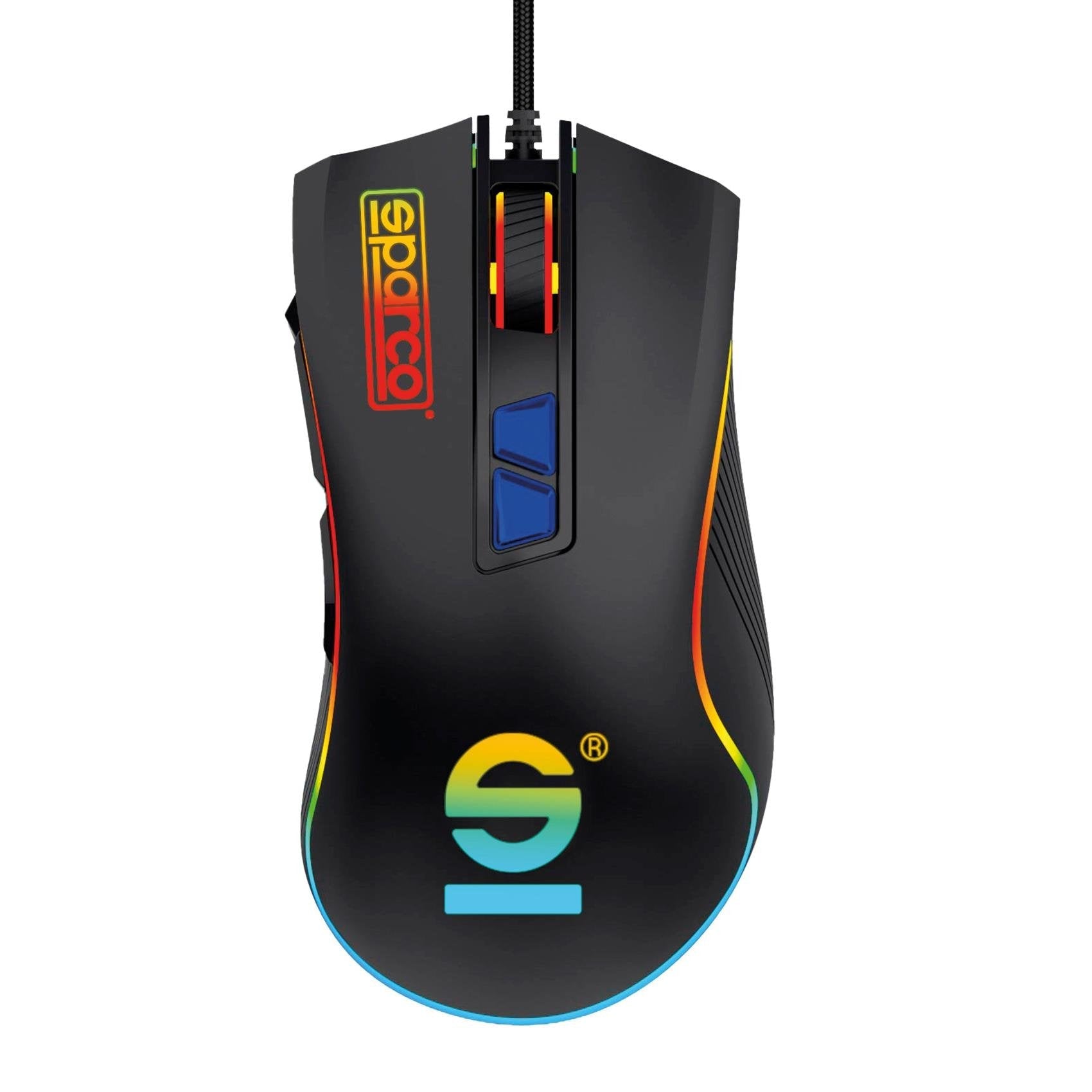 Sparco Spmousepro Ratón Mano Derecha Usb Tipo A 7200 Dpi