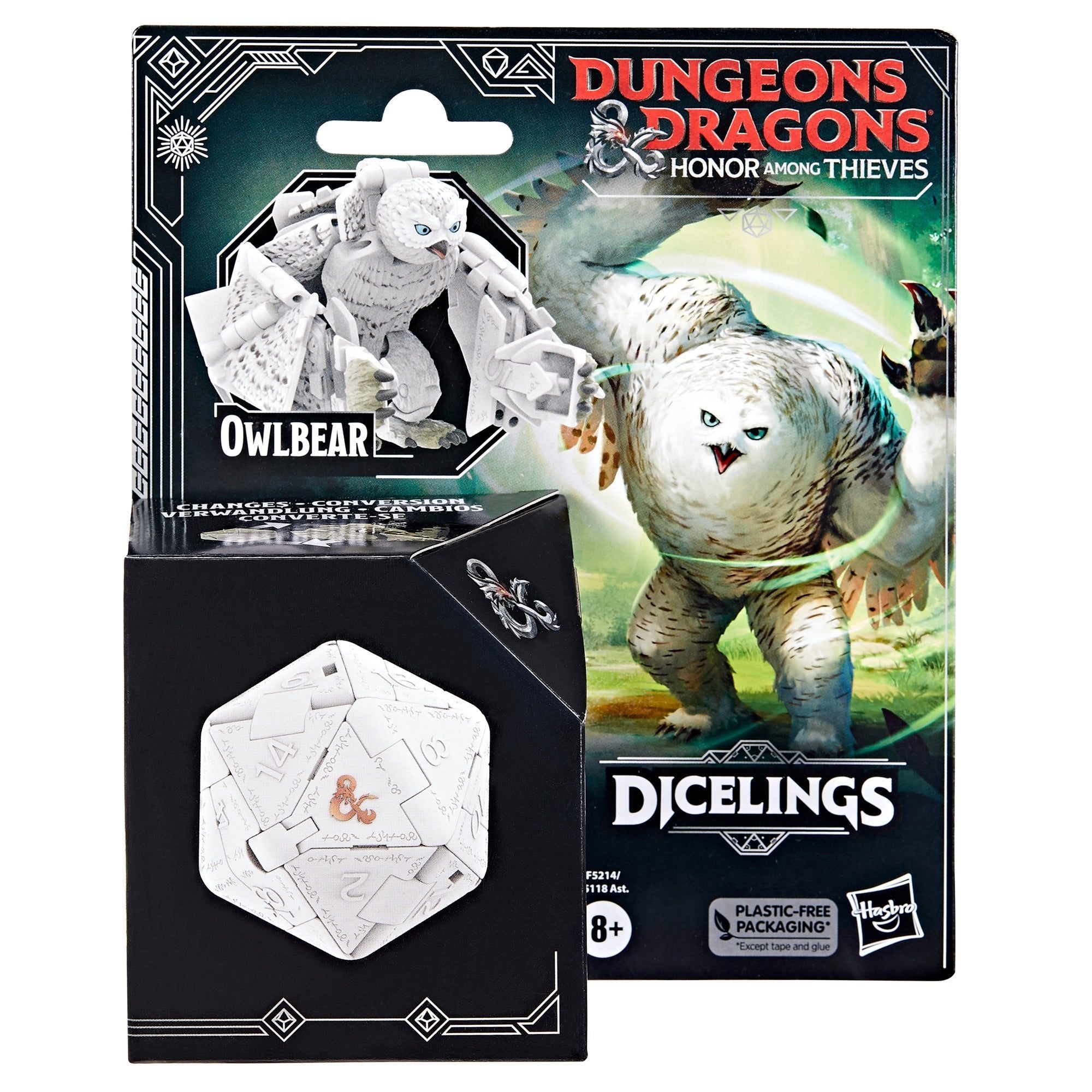 Figura Hasbro Dicelings Dungeons & Dragons : Honor Among Thieves White Owlbear