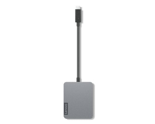 EAN 0195235660669 - Lenovo 4X91A30366 base para portátil y replicador de puertos Alámbrico USB 2.0 Type-C Gris imagen 4