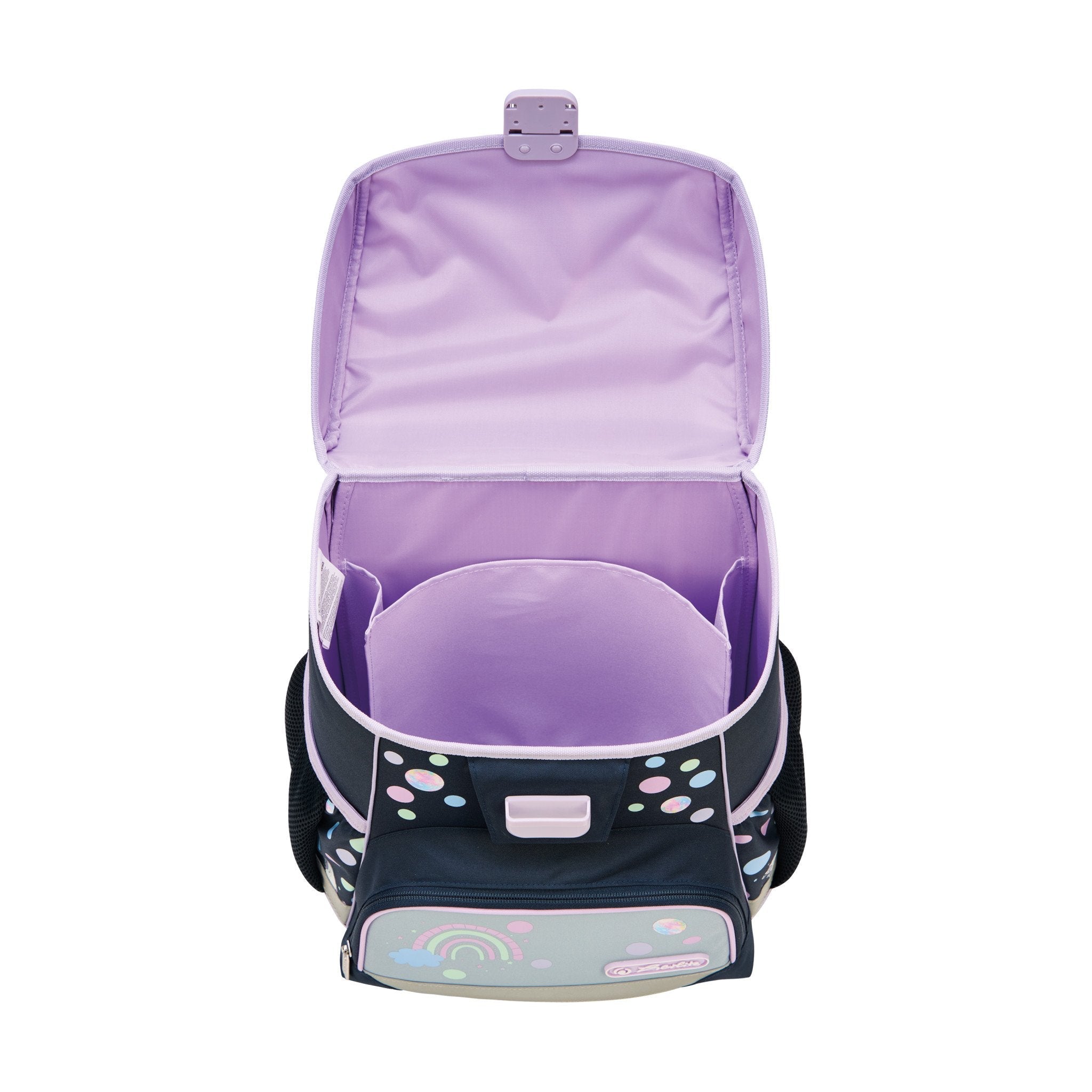 EAN 4008110396880 - Herlitz Loop Plus Unicorn Dreams juego de mochila escolar Chica Poliéster Azul oscuro, Rosa imagen 4