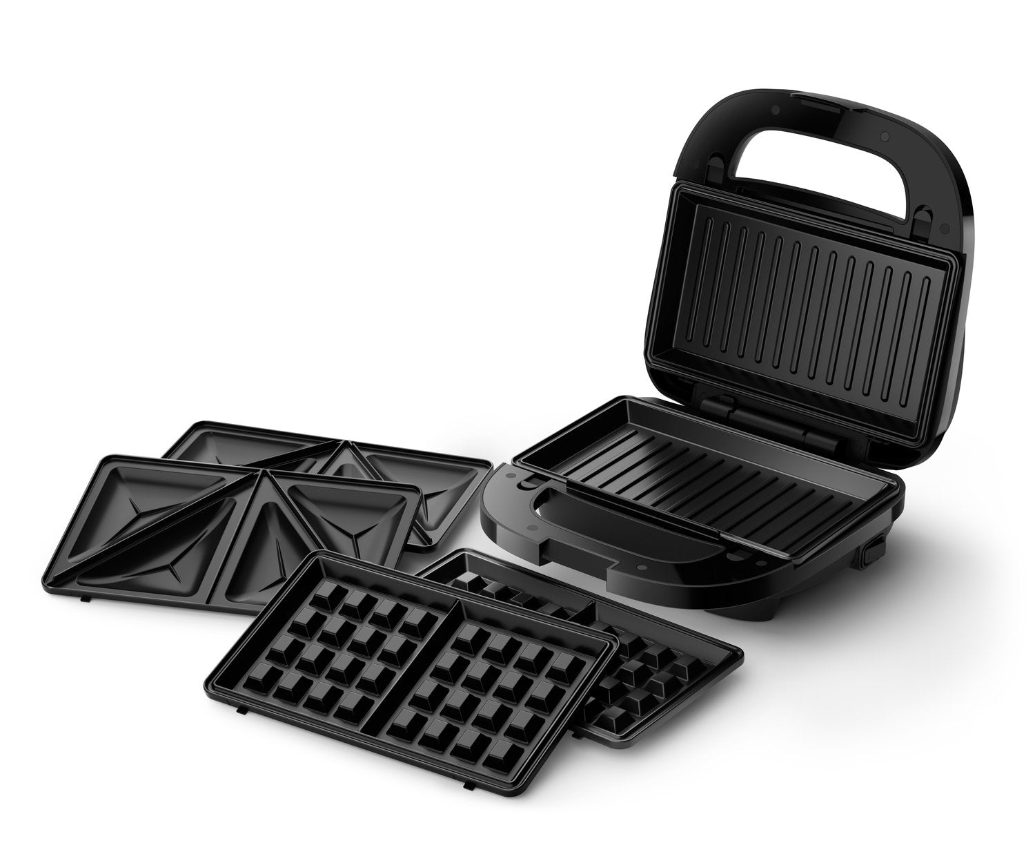 EAN 8720389032813 - Philips 5000 series HD2350/80 sandwichera 750 W Negro, Plata imagen 1