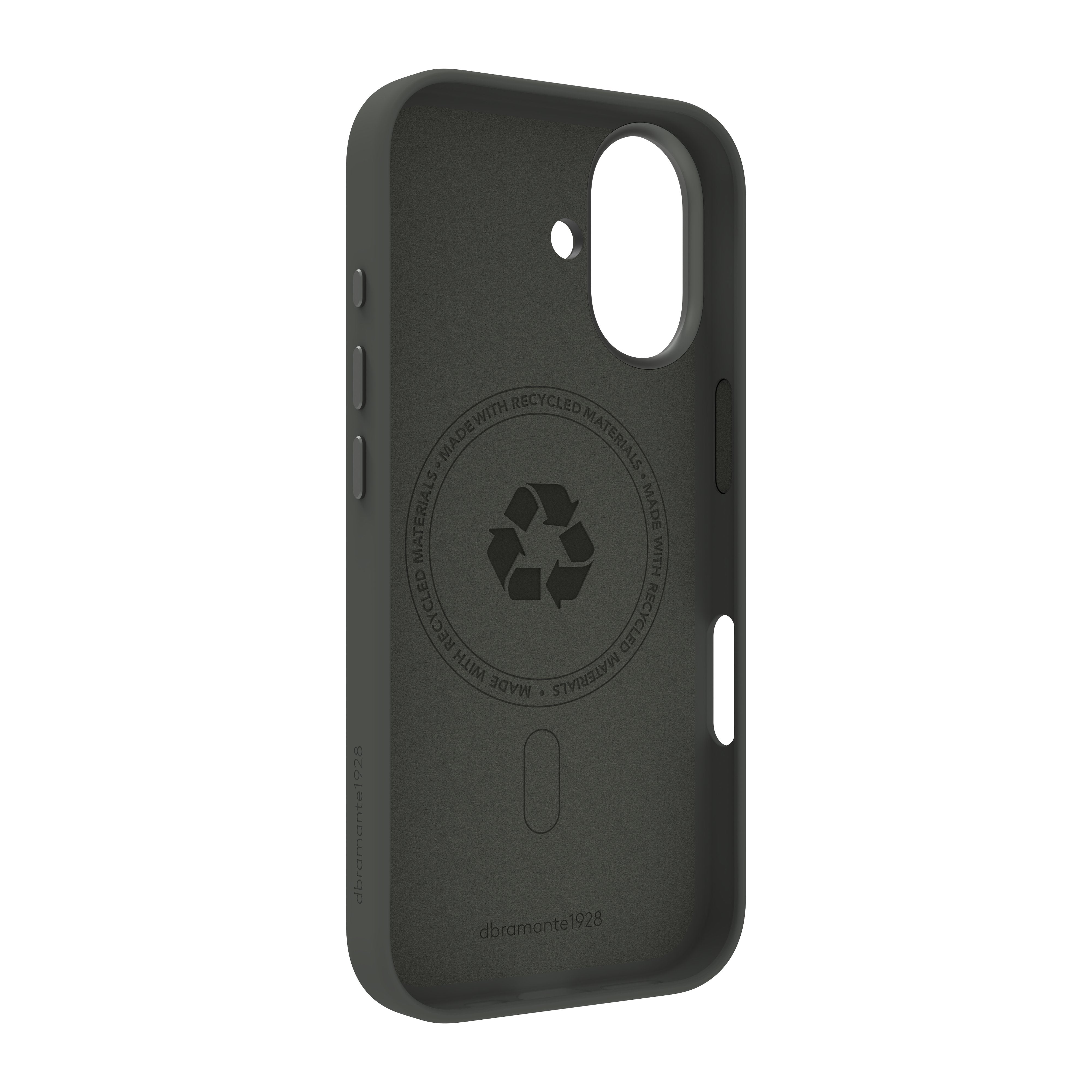 Dbramante1928 Roskilde Icon Carcasa Trasera Para Teléfono Móvil Compatibilidad Con Magsafe Plástico Reciclado Sombra Del Bosque