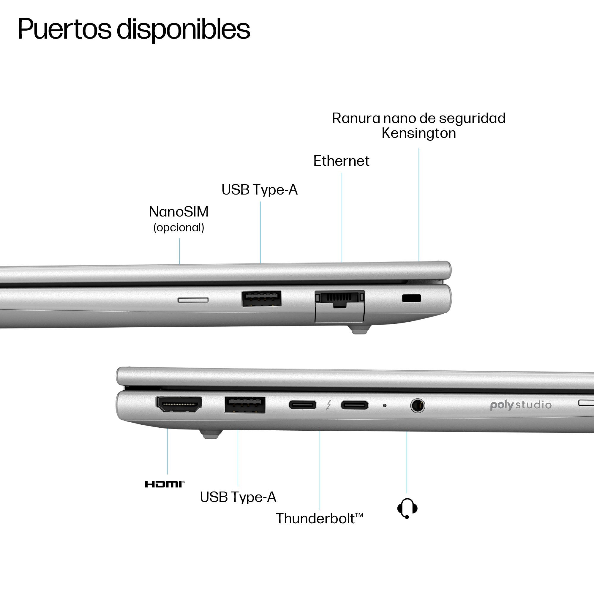 EAN 0821844212929 - HP EliteBook 6 G1i 14 inch Notebook AI PC Wolf Pro Security Edition Intel Core Ultra 5 225U Portátil 35,6 imagen 4