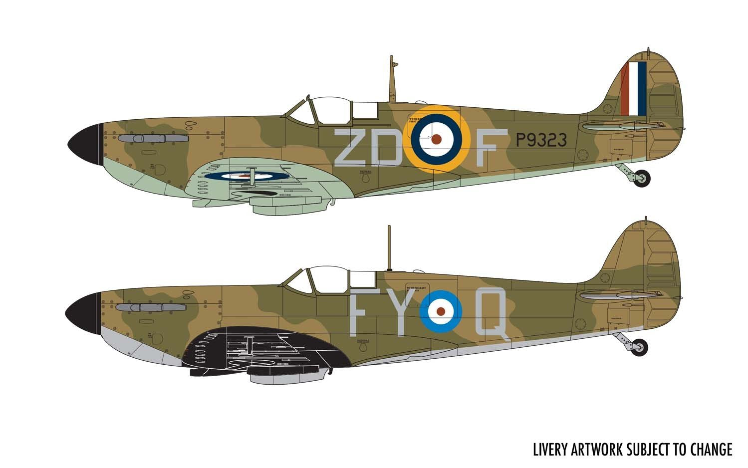EAN 5055286671968 - Airfix Supermarine Spitfire Mk.1 a Maqueta de avión de ala fija Kit de montaje 1:48 imagen 3