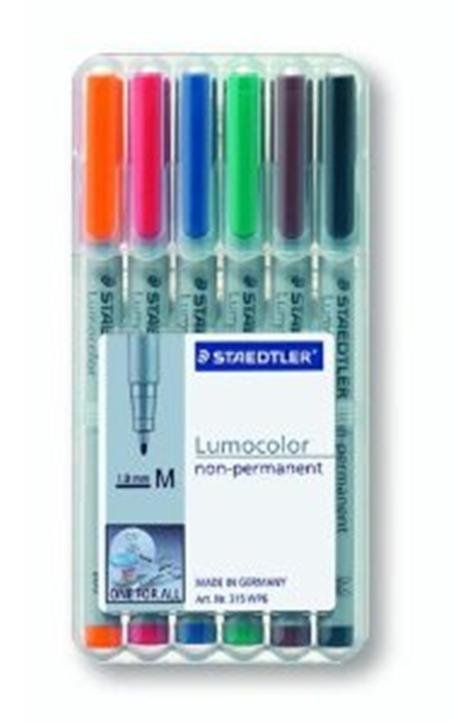 Staedtler Rotuladores Lumocolor M Nonperm 6st