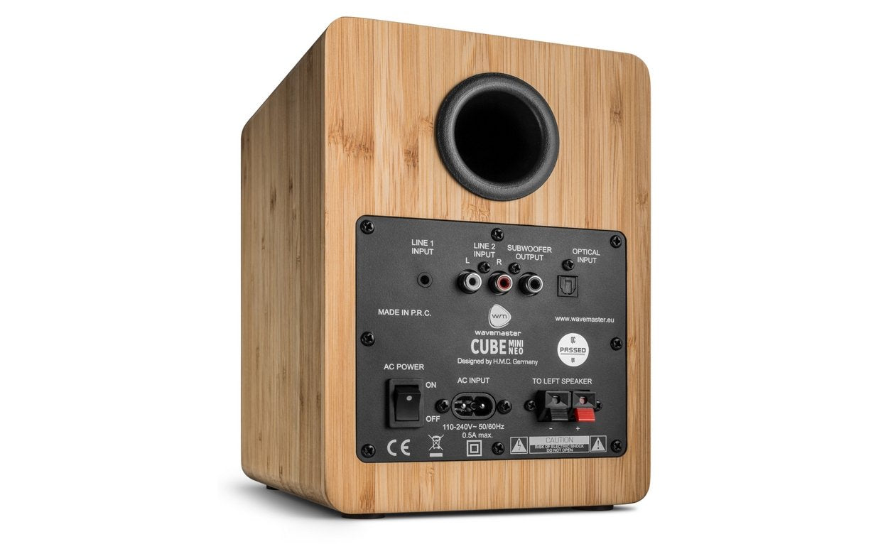 EAN 4039039663722 - Wavemaster CUBE MINI NEO BAMBOO De 2 vías Marrón Inalámbrico 36 W imagen 7