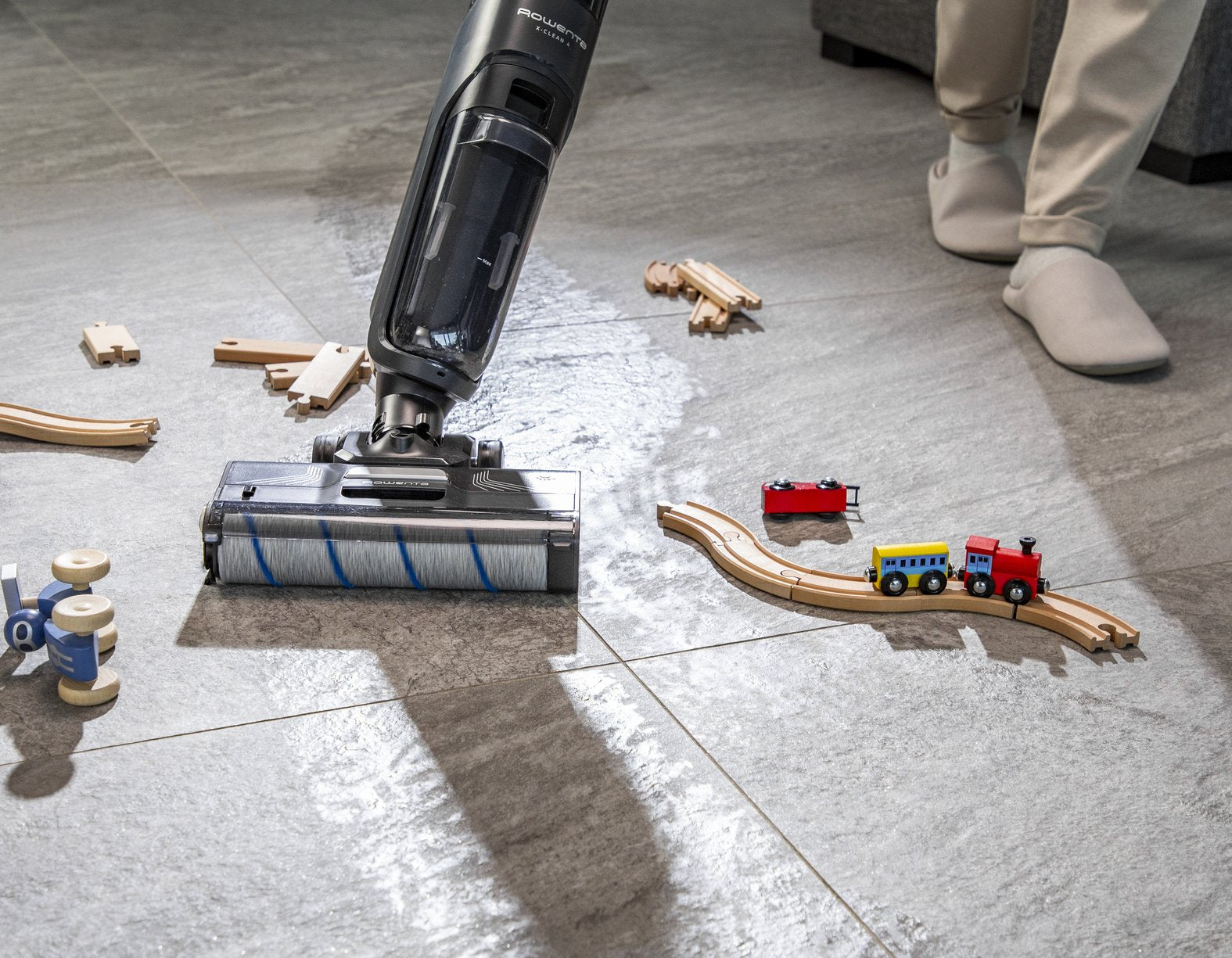 Aspirador Escoba Con Batería Rowenta X Clean 4 Gz5035 Autonomía 50 Min