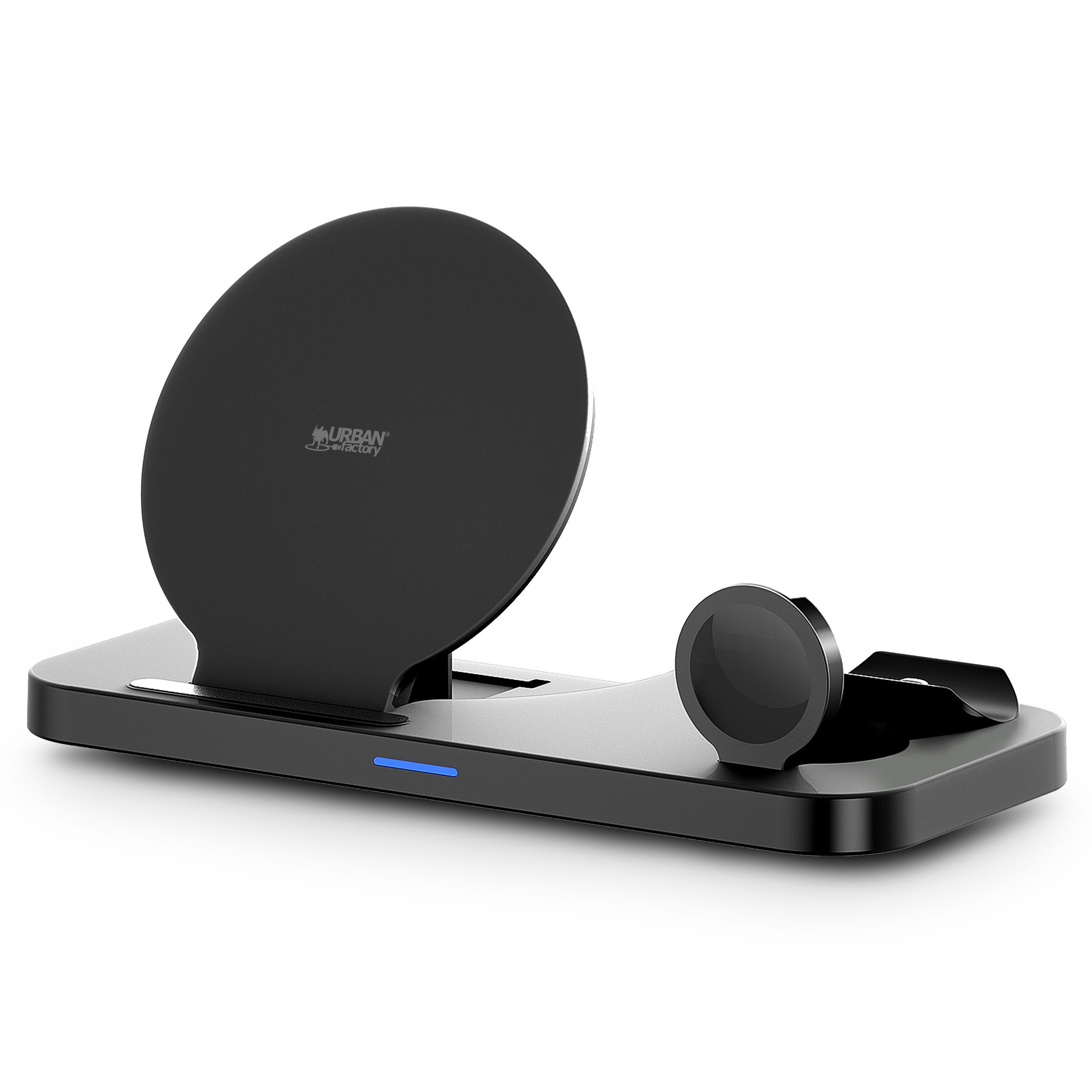 EAN 3760170884035 - Urban Factory SWC35UF cargador de dispositivo móvil Auriculares, Reloj inteligente, Teléfono Negro Baterí imagen 1