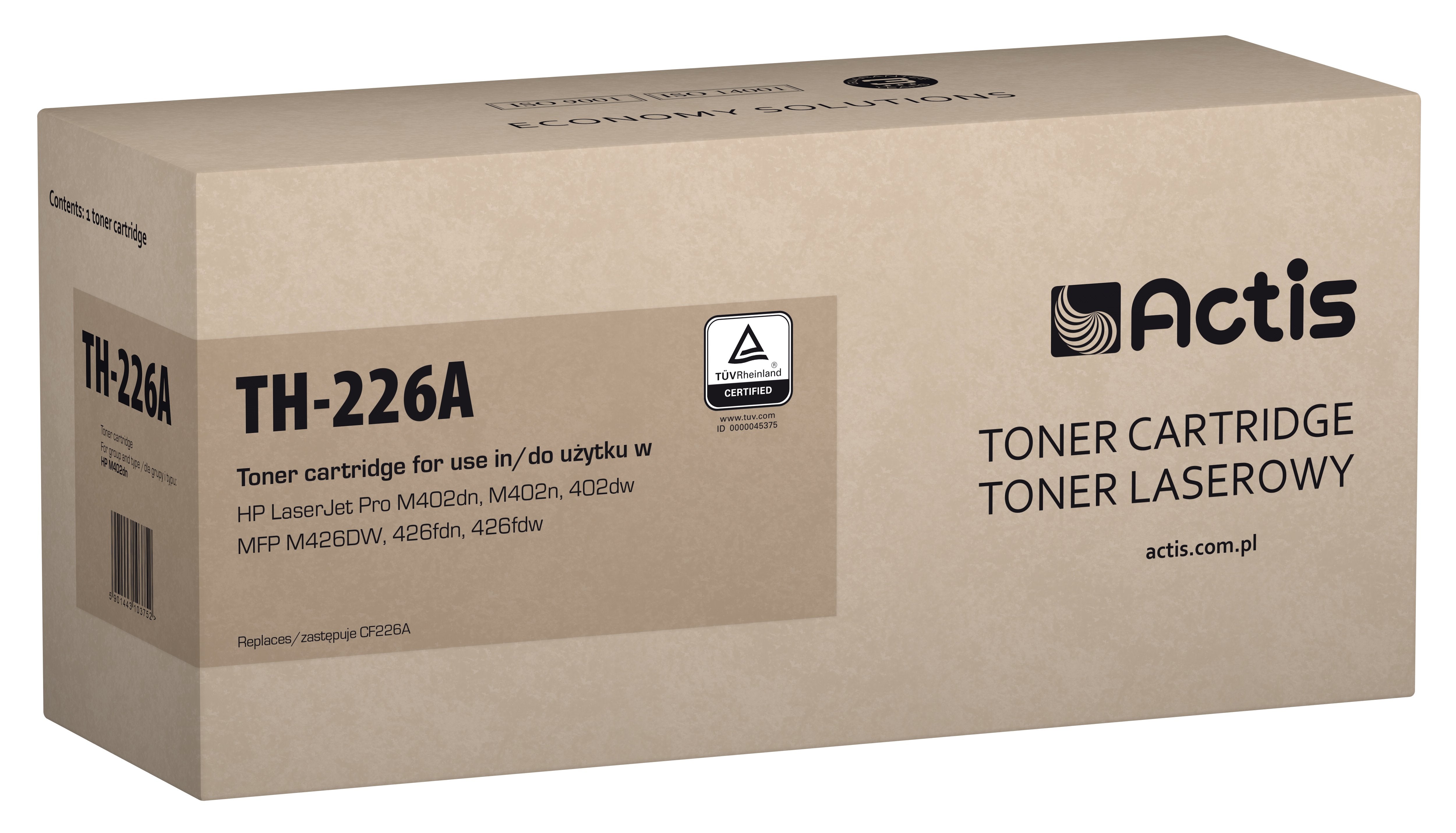 EAN 5901443103752 - Actis TH-226A cartucho de tóner 1 pieza(s) Compatible imagen 1