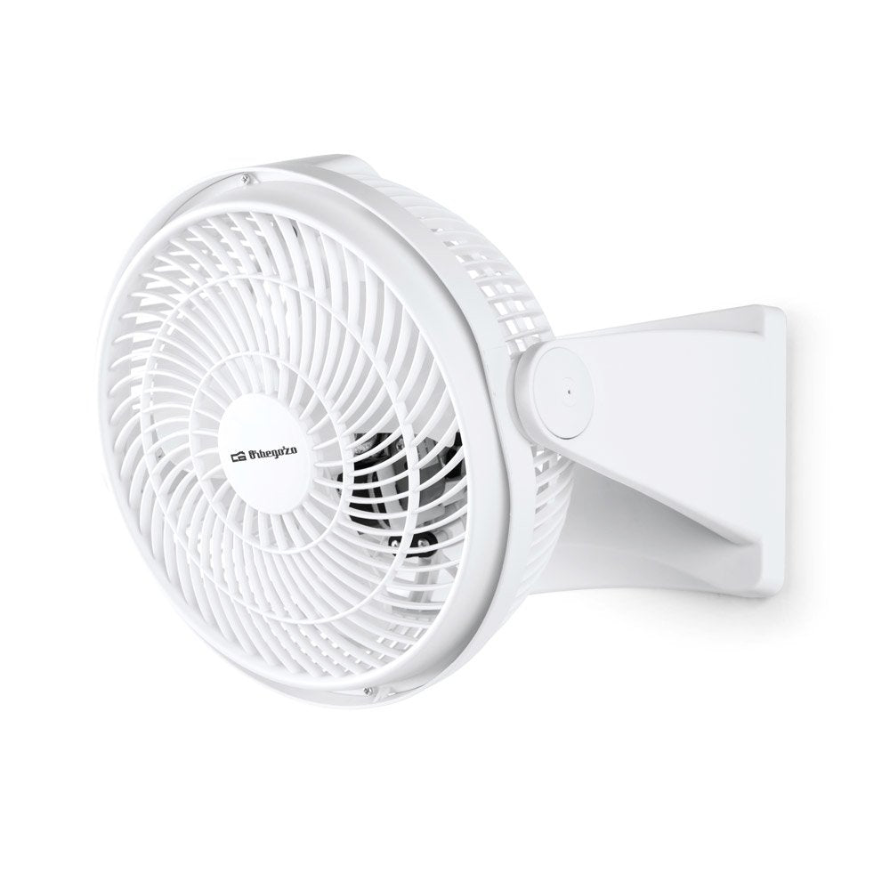 Ventilador De Sobremesa Y Pared Orbegozo Box Fan Bf 0128 23w 3 Aspas 23cm 2 Velocidades