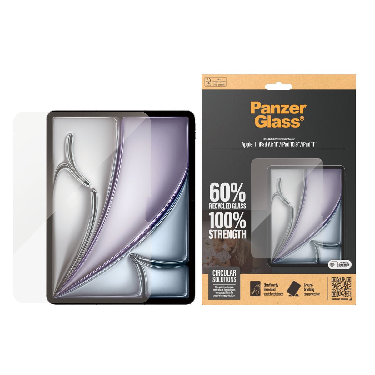 EAN 5711724028335 - PanzerGlass ® Screen Protector iPad Air 11'' (2024-2025) | iPad 11'' (2024-2025) | iPad 10.9'' (2022) | U imagen 2