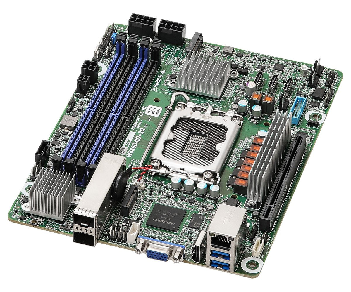 Asrock Placa Base W880d4id-2q Deep Mini-Itx Socket Lga 1851 Single
