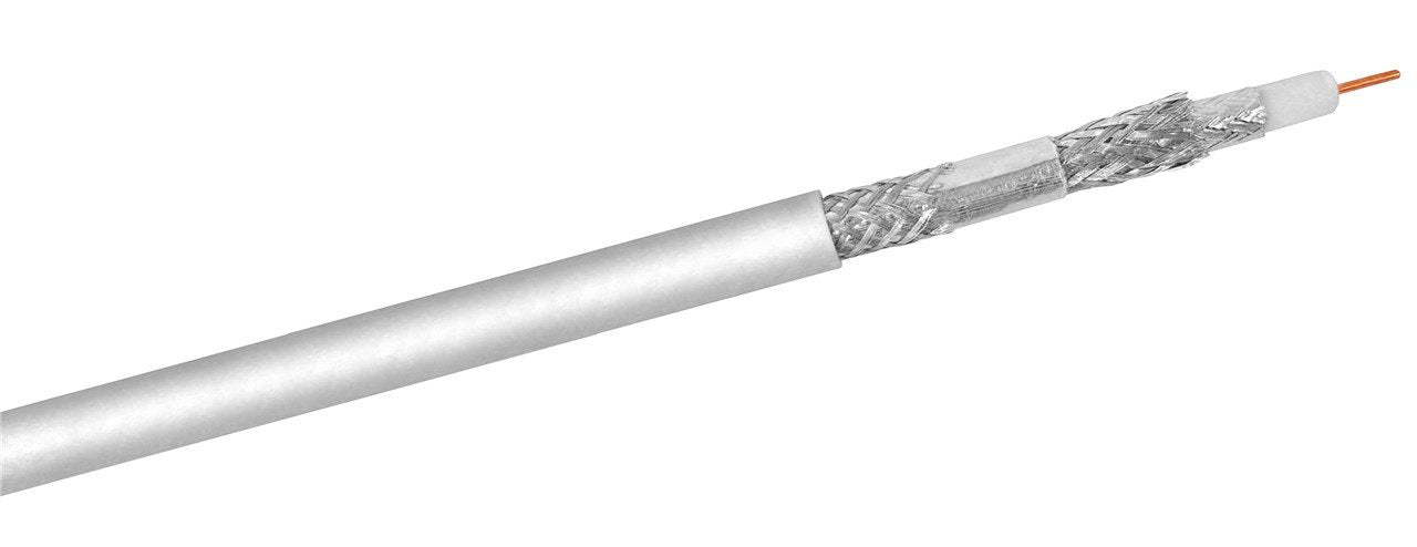 Cable Coaxial 100 Metros Sat De 120 Db, Blindado En 4 Mallas, Ccs
Para Sistemas Digitales Sat Y Dvb-C Blanco