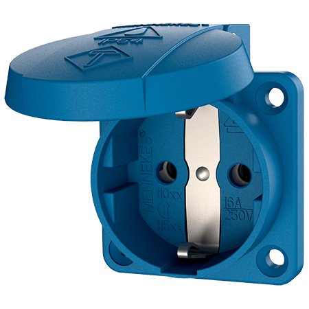 Mennekes 11011 Anbausteckdose Blau Ip54