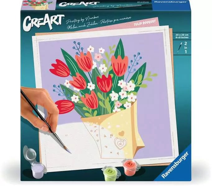 Ravensburger Creart - Tulp Bouquet, Pintura 25518