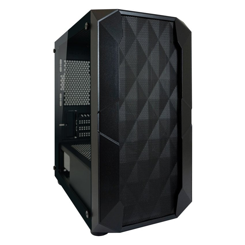 Caja Pc Lc-Power Gaming 712mb M-Atx Polynom X Black, 2*Usb2.0, 1*Usb3.0, Meshfrontpanel