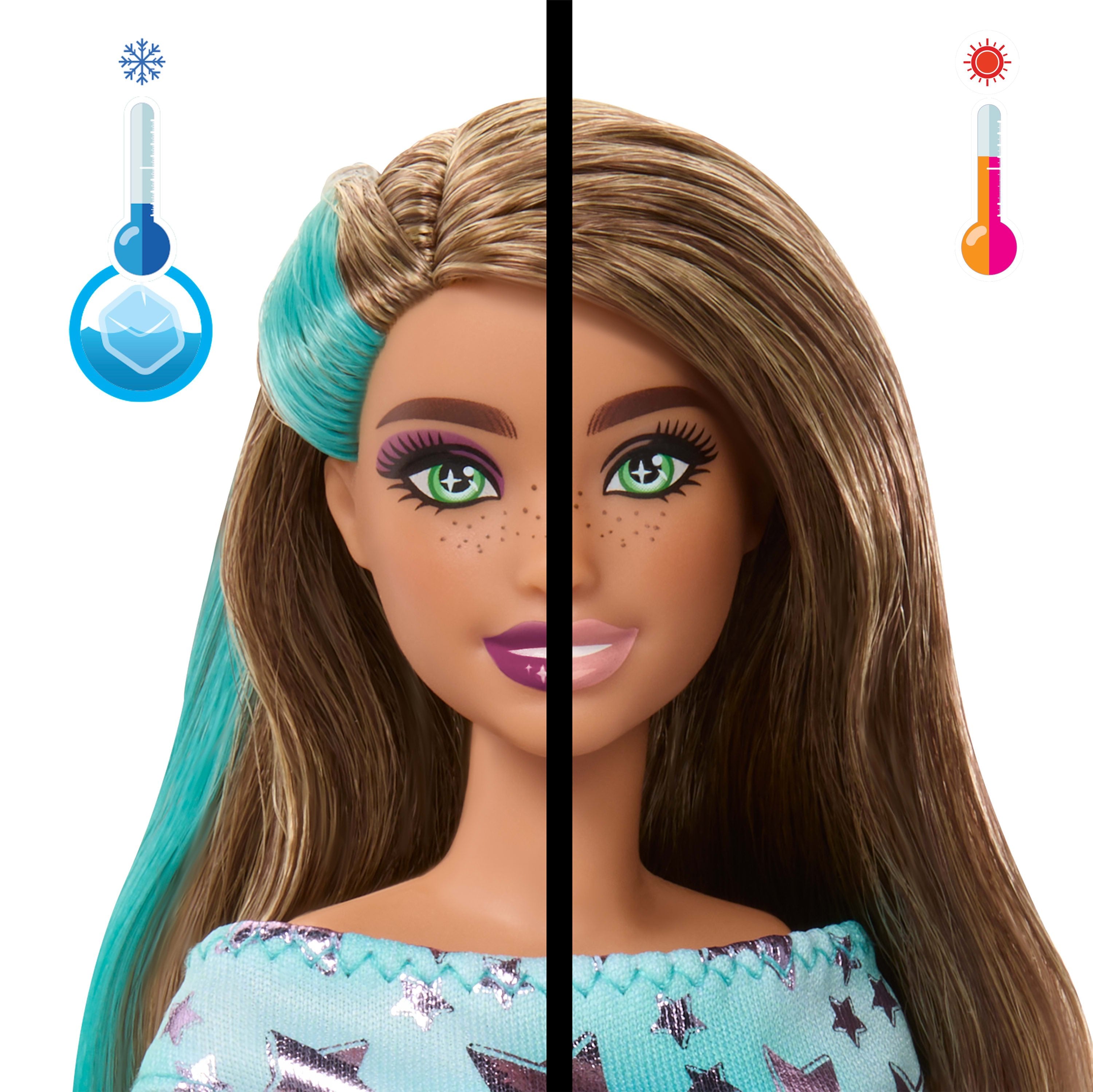 Mattel Barbie Party Unboxed Haustier Geburtstag Serie - Azules Kleid Jfg72