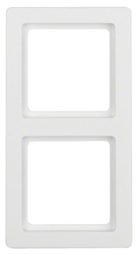 Berker 10126089 Rahmen 2fach Q.1 Polarweiss Samt