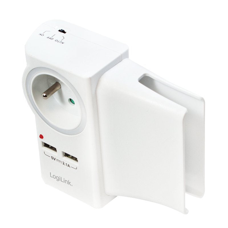 Steckdosenadapter2x Usb-Port+L Adeschalefrankr.