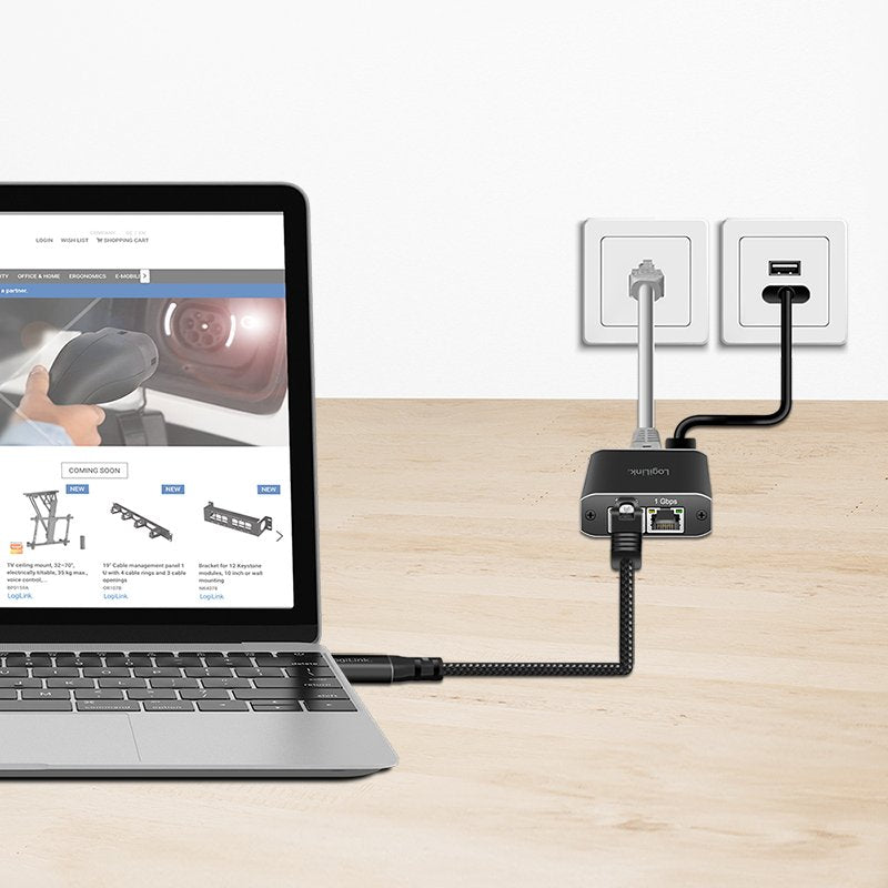 Logilink Usb 3.0 - Rj45 1.0m