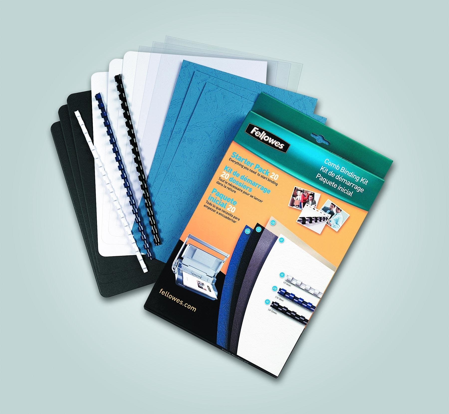 Fellowes Kit De Encuadernación Premium 20 Documentos