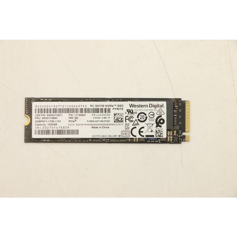 1tb M.2 Pcie Nvme Solid State Drive Sdbpnty-1t00-1101 M.2