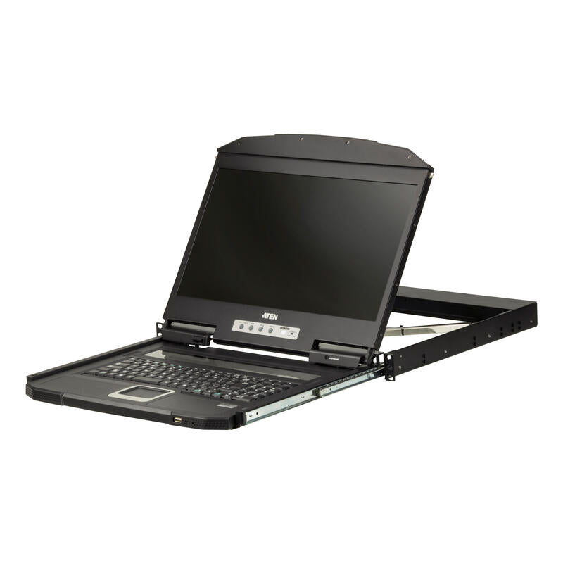 1u Short Depth Usb Hdmi Single Console With Spanish
