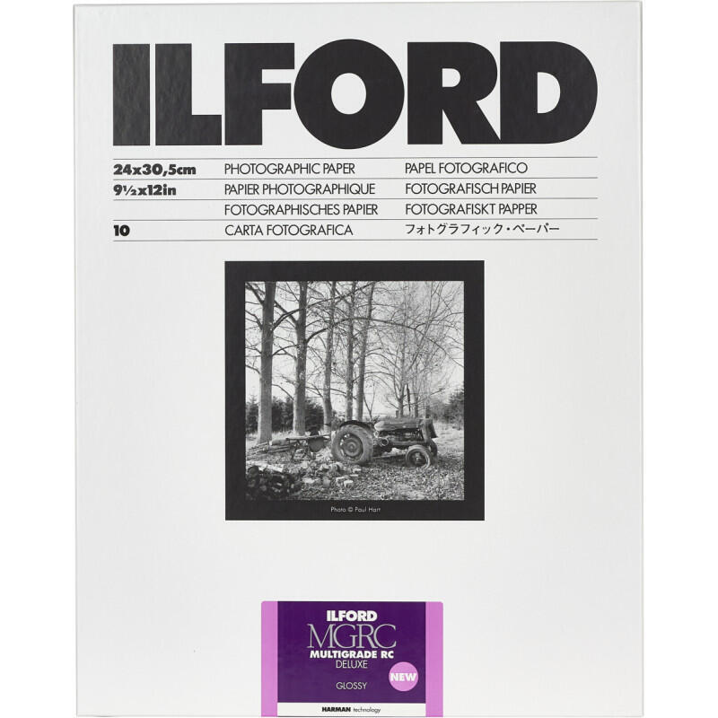 1x 10 Papel Fotografico Ilford Mg Rc Dl 1m 24x30