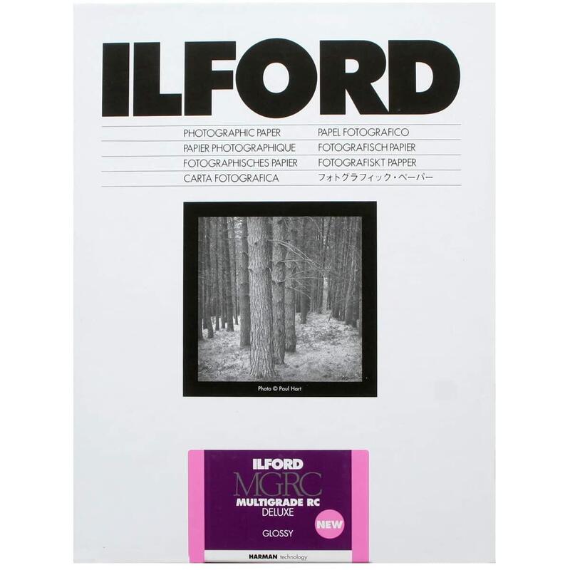 1x 25 Papel Fotografico Ilford Mg Rc Dl 1m 18x24