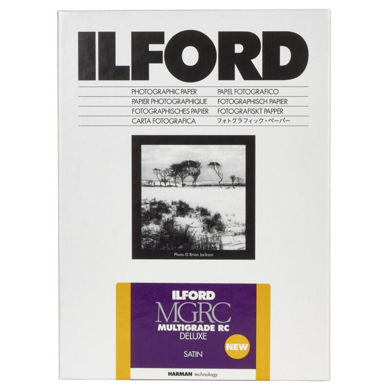 1x 25 Papel Fotografico Ilford Mg Rc Dl 25m 18x24