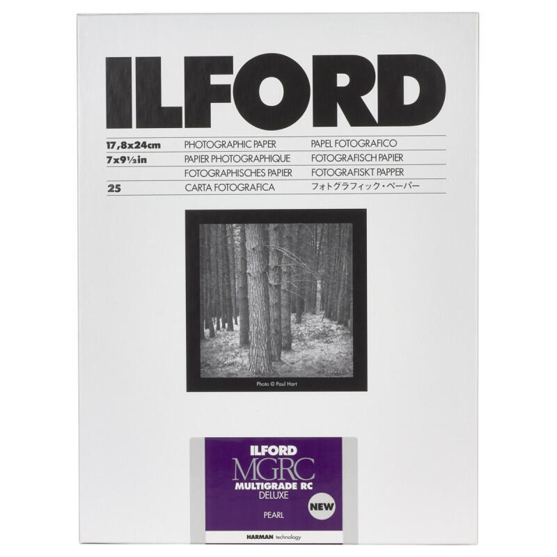 1x 25 Papel Fotografico Ilford Mg Rc Dl 44m 18x24