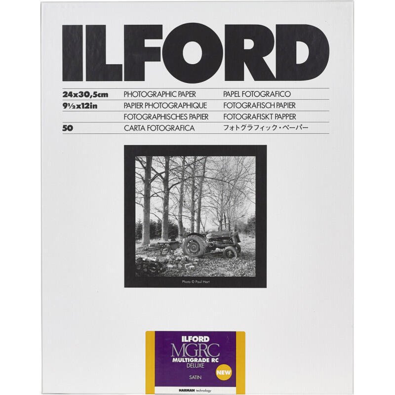 1x 50 Papel Fotografico Ilford Mg Rc Dl 25m 24x30