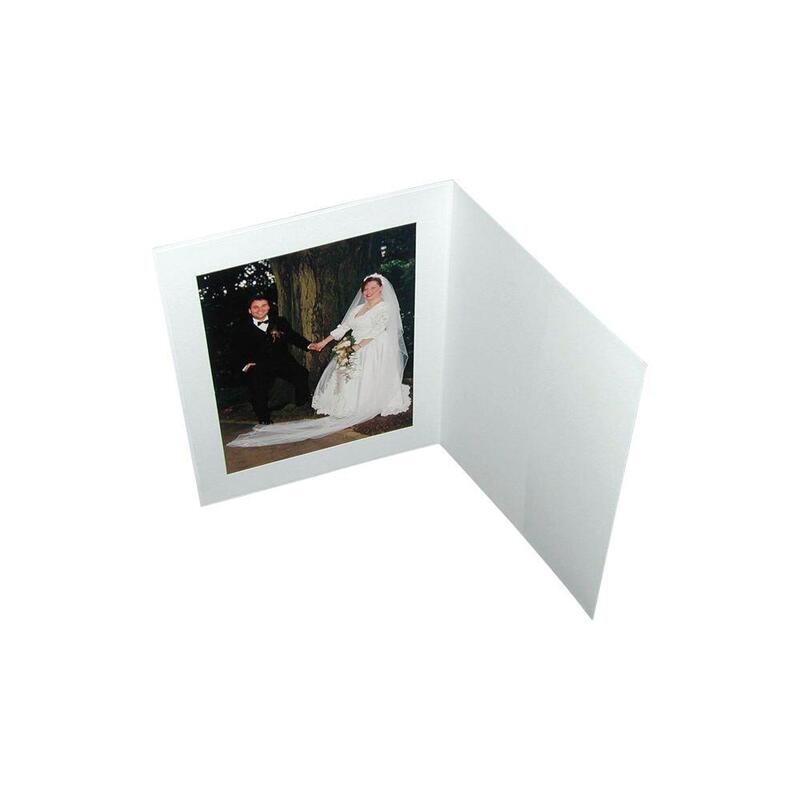 1x100 Daiber Carpetas Retrato W.Passepartout 15x20 Blanco Mate