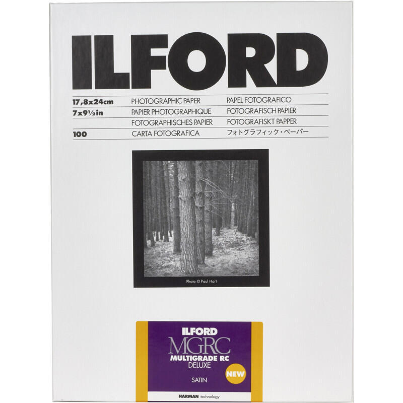 1x100 Ilford Papel Fotografico Mg Rc Dl 25m 18x24