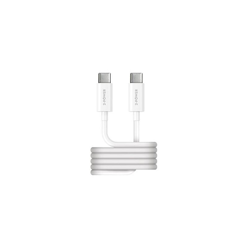 2-Power 100w 2-Power 1m Usb-C To Usb-C Cable Para For 5a 100w Devices 2puc1m05w