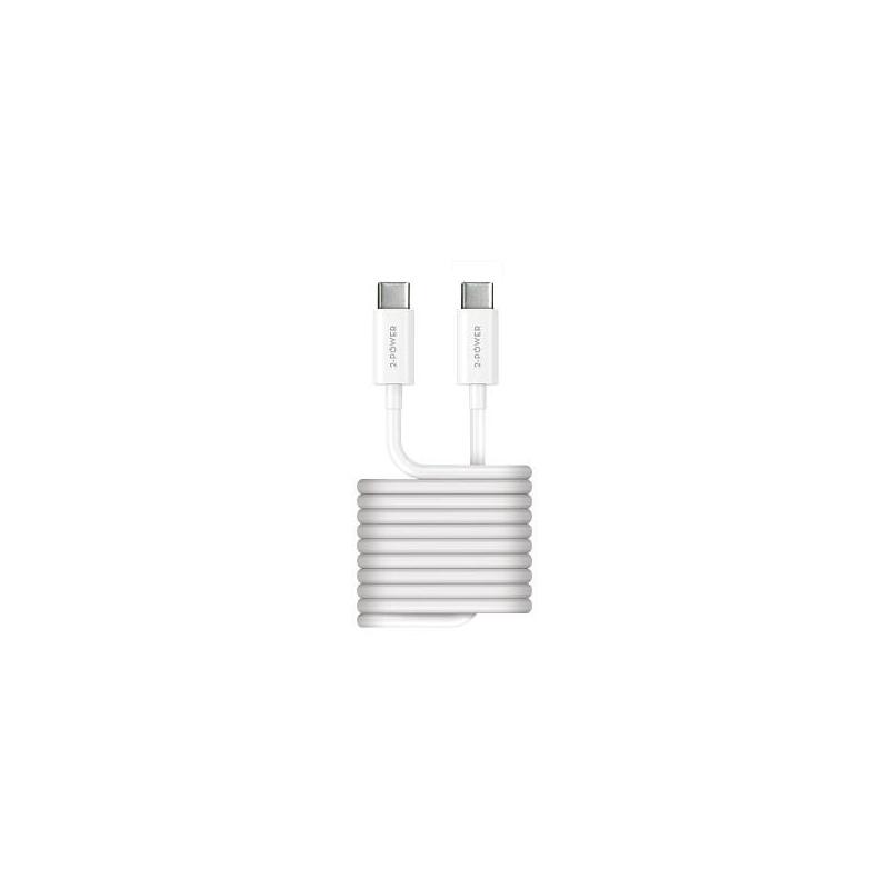 2-Power 2-Power 2m Usb-C To Usb-C 100w Cable Para For 5a, 100w Devices 2puc2m06w