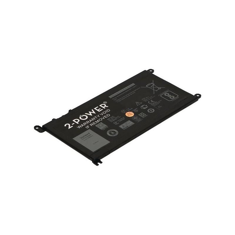 2-Power Batería 11.4v 3400mah Para Dell Inspiron 13 5378 2-In-1 2p-0wdx0r