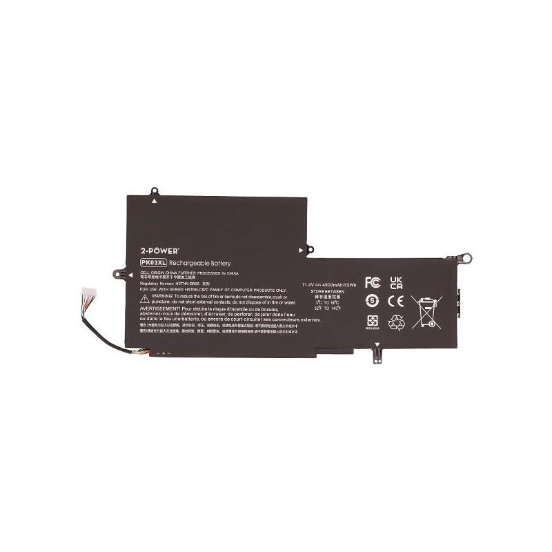 2-Power Batería 11.4v 4800mah Para Hp Envy X360 2p-788237-2c2