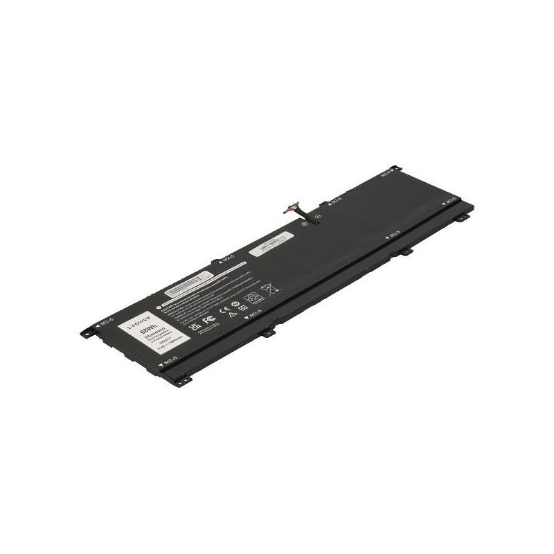 2-Power Batería 11.4v 6000mah Para Dell Xps 15 9575 2-In-1 2p-8n0t7