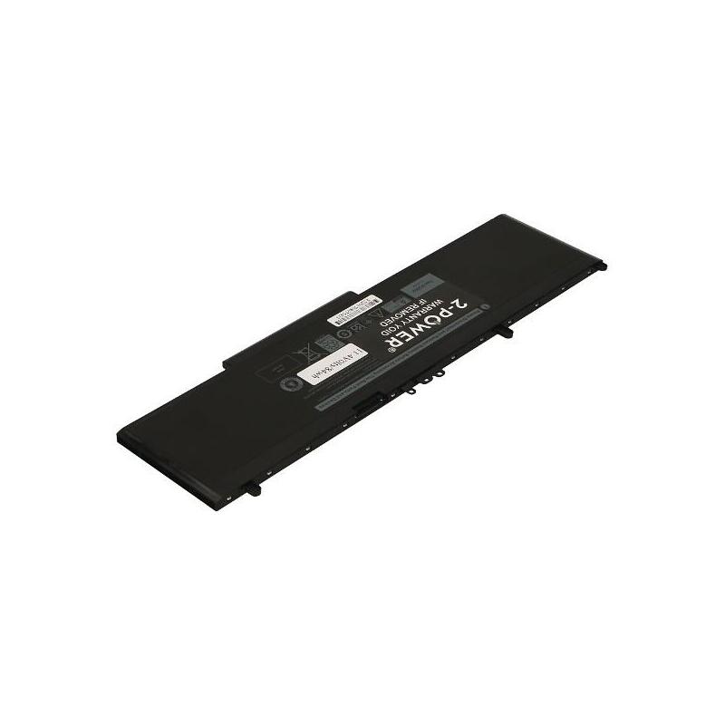 2-Power Batería 11.4v 7260mah Para Dell Precision 3510 2p-G9g1h
