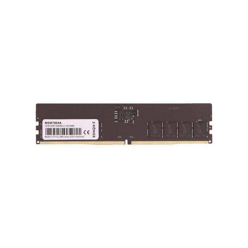 2-Power Memoria 16gb Ddr5 5600mhz Cl40 Dimm 2p-Kcp556us8-16