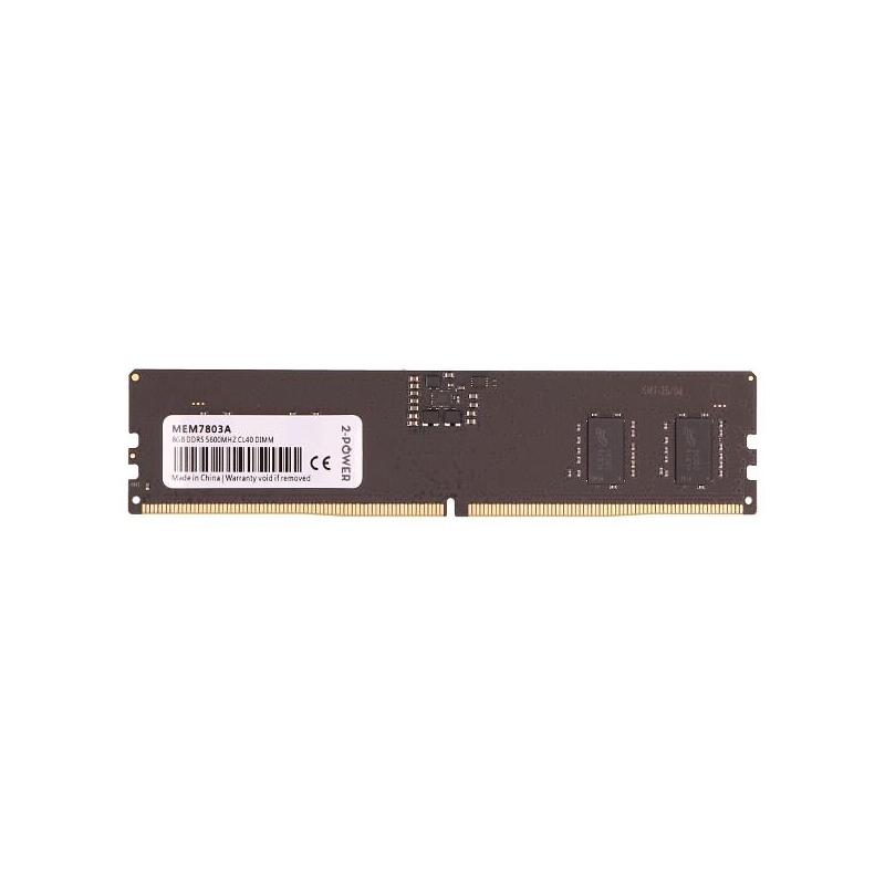 2-Power Memoria 8gb Ddr5 5600mhz Cl40 Dimm 2p-Ac774045