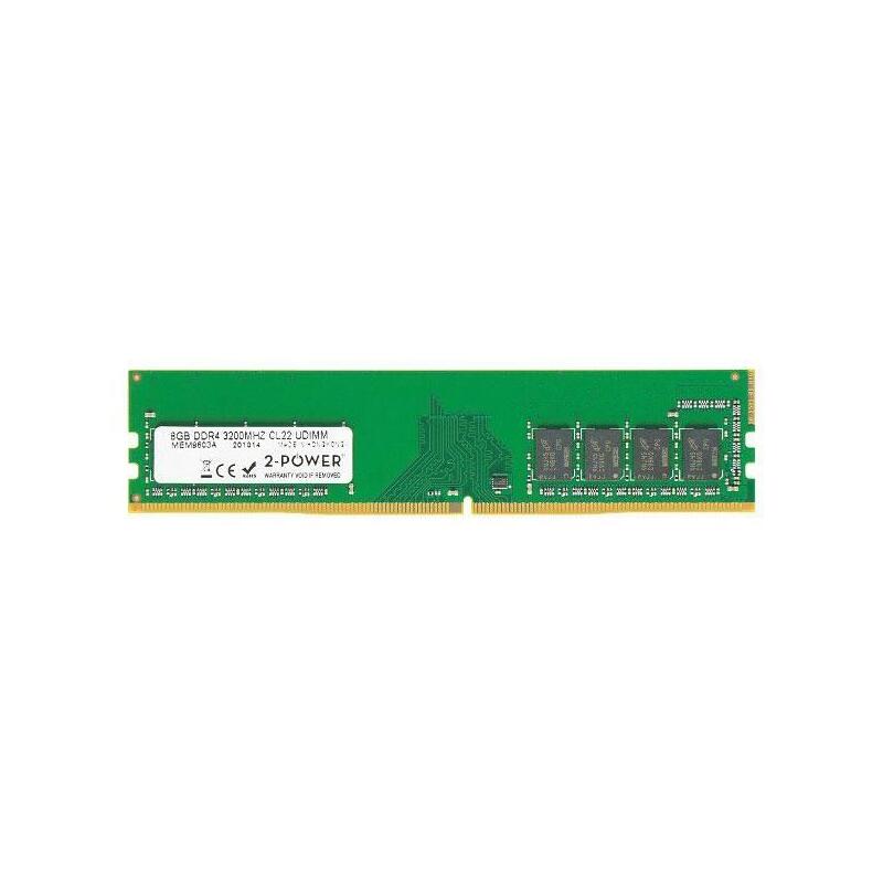 2-Power Memoria 16gb Ddr4 3200mhz Cl22 Dimm Mem9604s