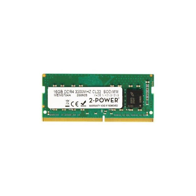 2-Power Memoria Sodimm 16gb Ddr4 3200mhz Cl22 Sodimm 2p-1cxp8