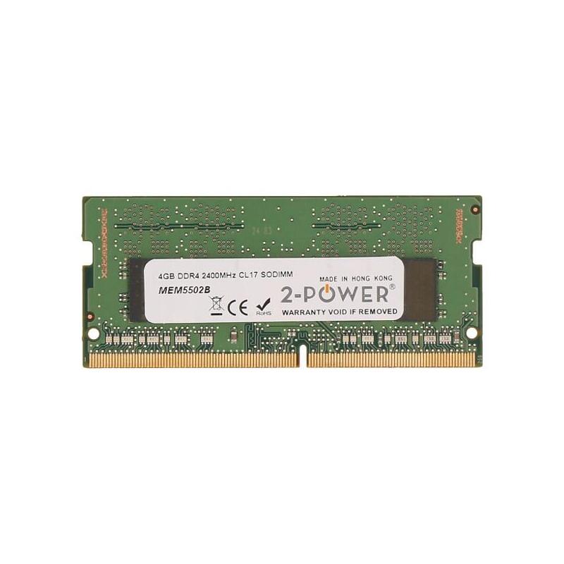 2-Power Memoria Sodimm 4gb Ddr4 2400mhz Cl17 Sodimm 2p-Z9h55aa