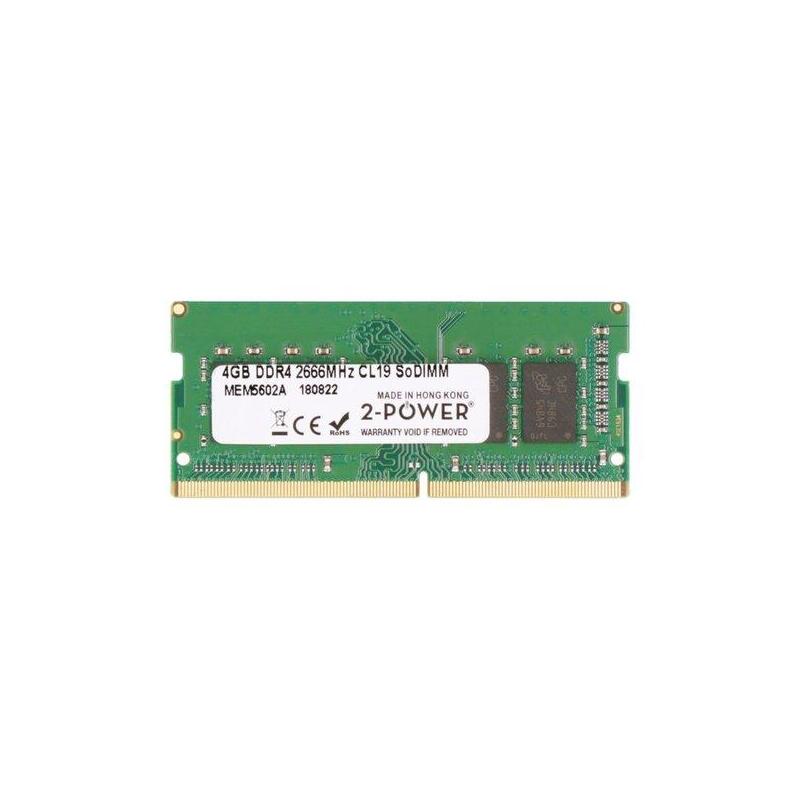 2-Power Memoria Sodimm 4gb Ddr4 2666mhz Cl19 Sodimm 2p-L02854-H72
