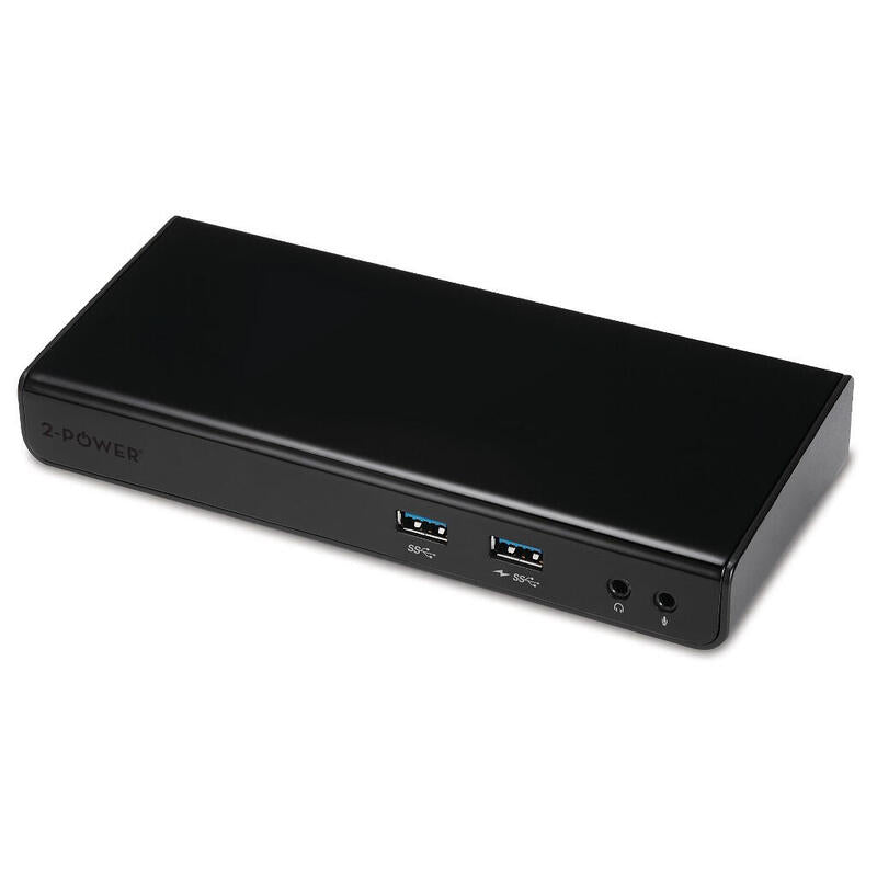2-Power Usb-C & Usb 3.0 Dual Display Dock Para Universal Usb 3.0 Laptop Docking Station Doc0110a